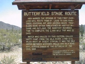 Butterfield Overland Stage Route