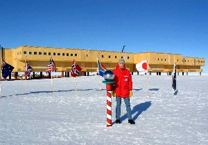Bill Spindler at the New South Pole Station