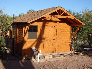 The Laundry and Shower Toilet Building.