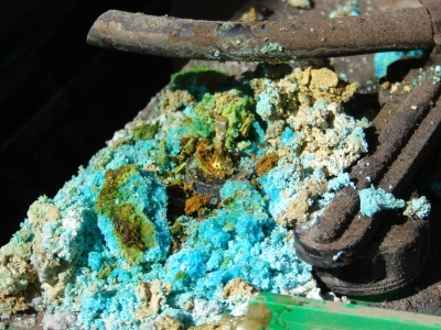 Corroded Battery--Can you see the post?