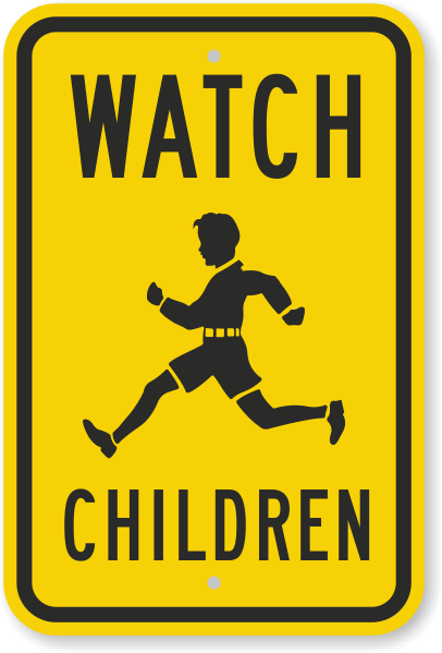 Antique Watch Childre Sign