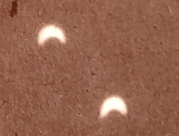 Eclipse
                  Viewed With Pinhole Camera