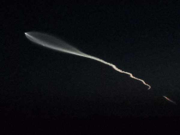 SpaceX Launch Contrail