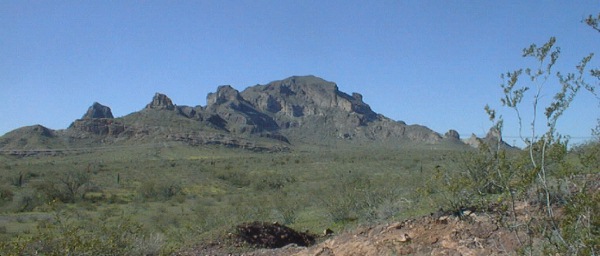 Saddle Mountain from
          the northeast.